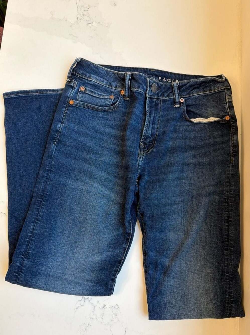 American Eagle Airflex+ Slim Straight Jeans